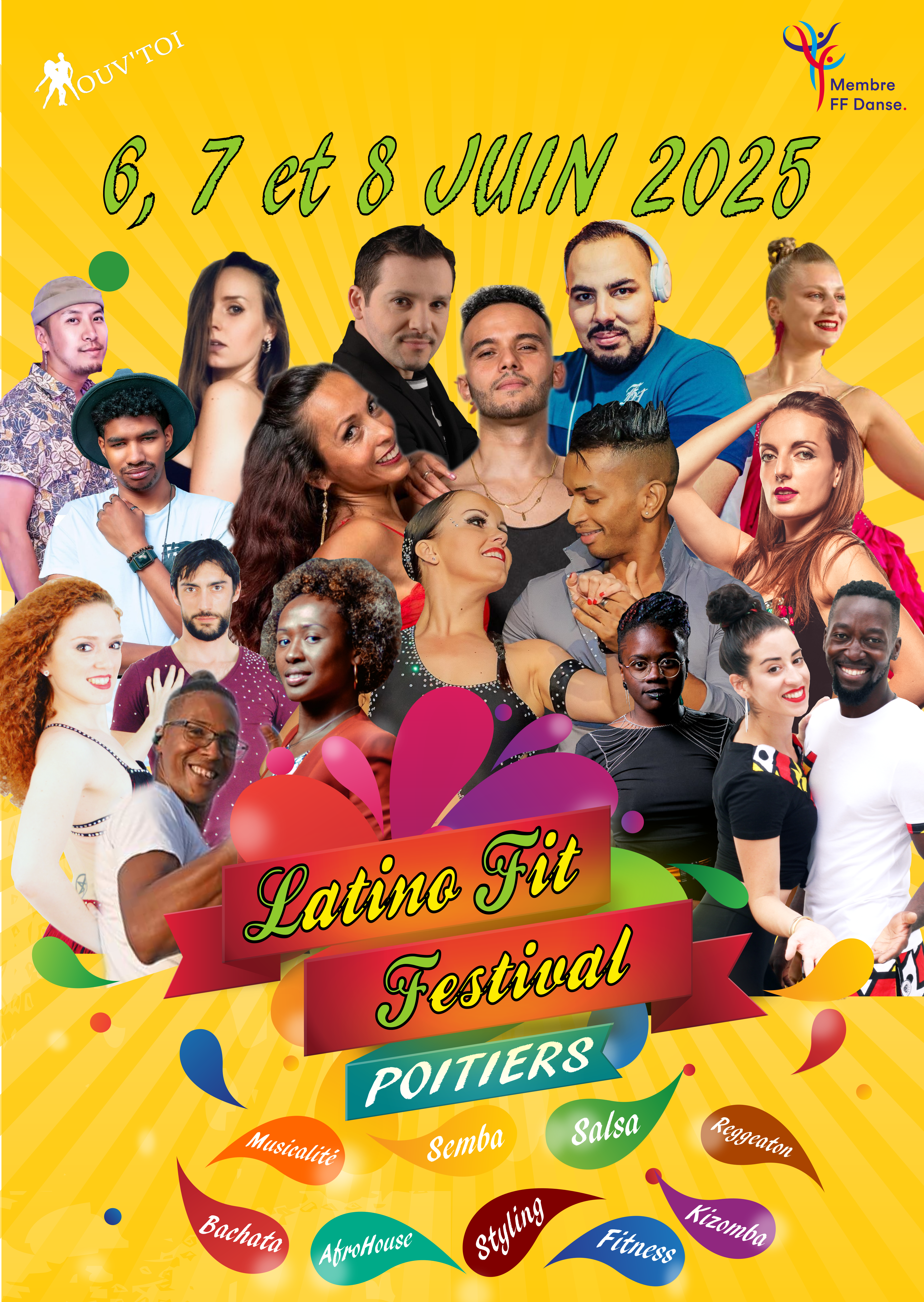 flyer LFF5 recto avec artistes